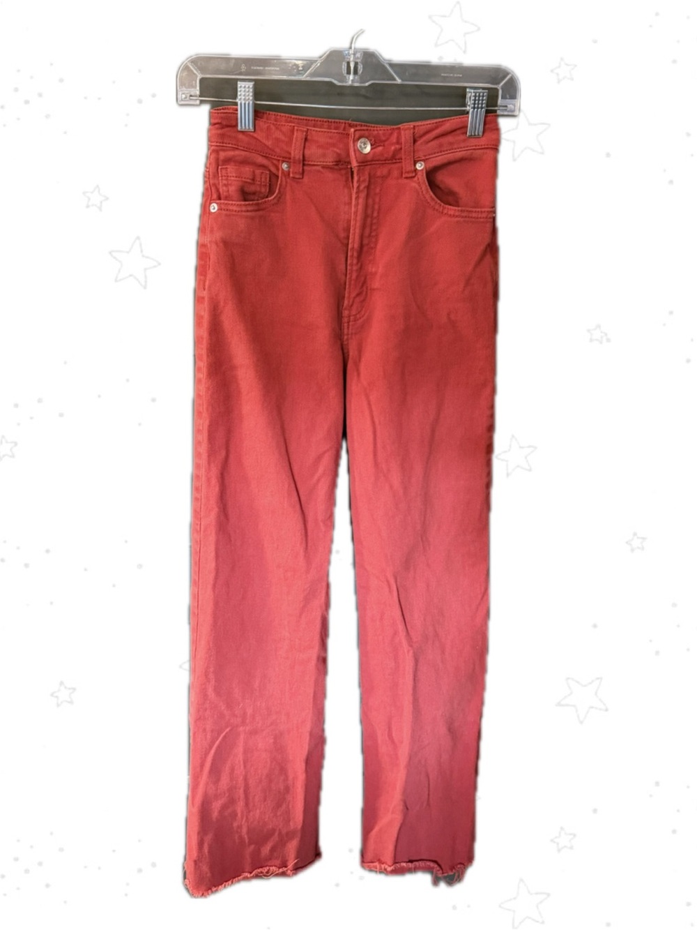 H&M Red jeans size 2